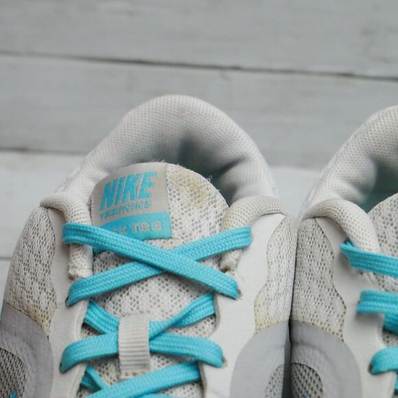 Nike Flex Trainer 6 Womens Sz 8 Blue Gray TR6 Running Shoes Sneakers 831217-002 - Picture 6 of 10